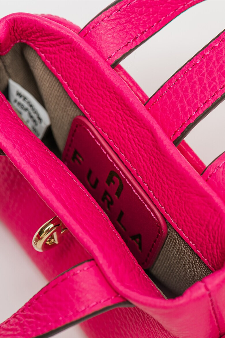 Furla Малка кожена чанта Net - Pepit.bg