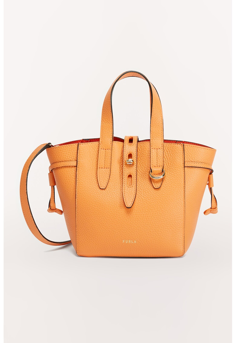 Furla Малка кожена чанта Net - Pepit.bg