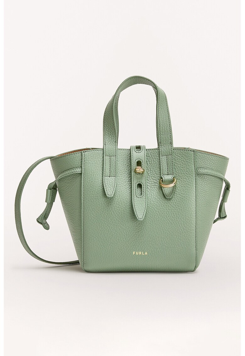 Furla Малка кожена чанта Net - Pepit.bg