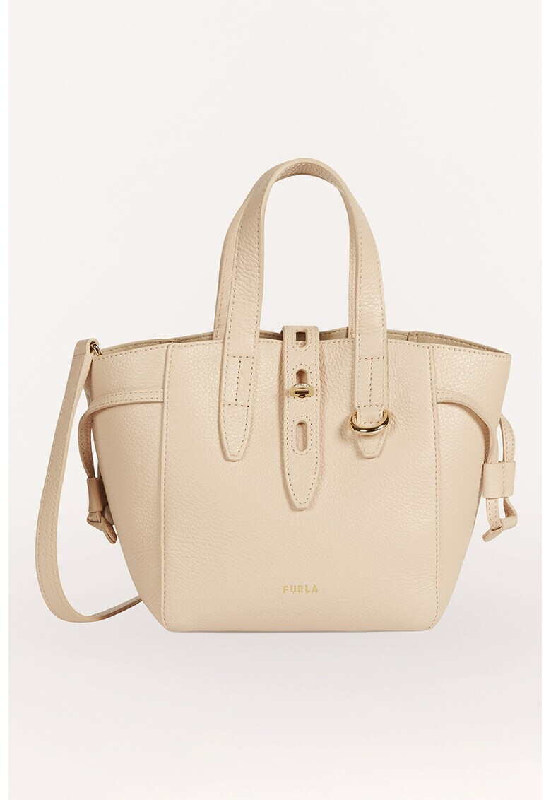 Furla Малка кожена чанта Net - Pepit.bg