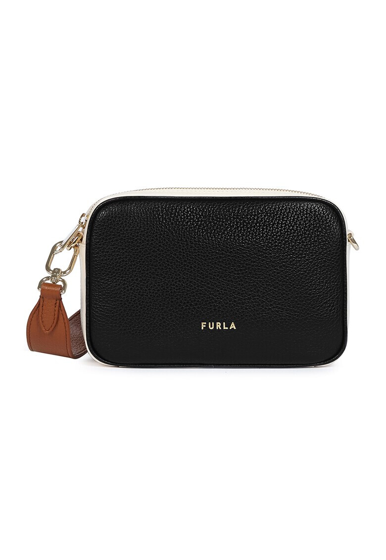 Furla Малка кожена чанта през рамо Real - Pepit.bg
