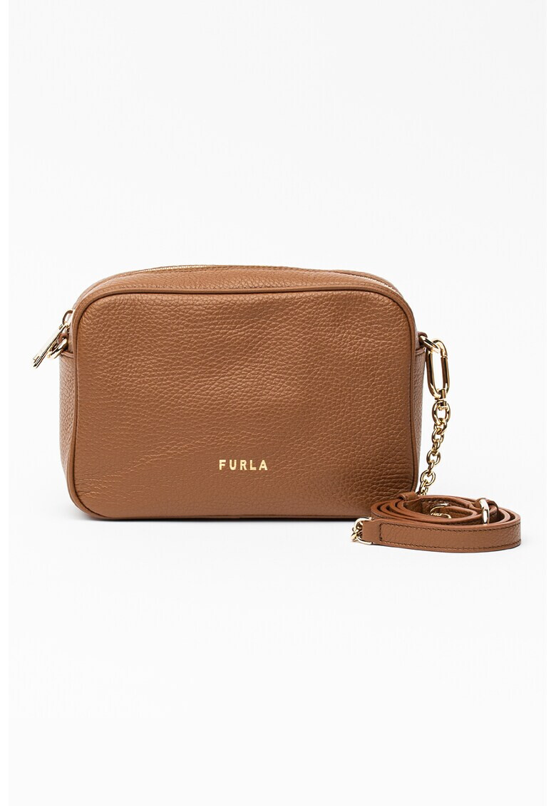 Furla Малка кожена чанта Real - Pepit.bg