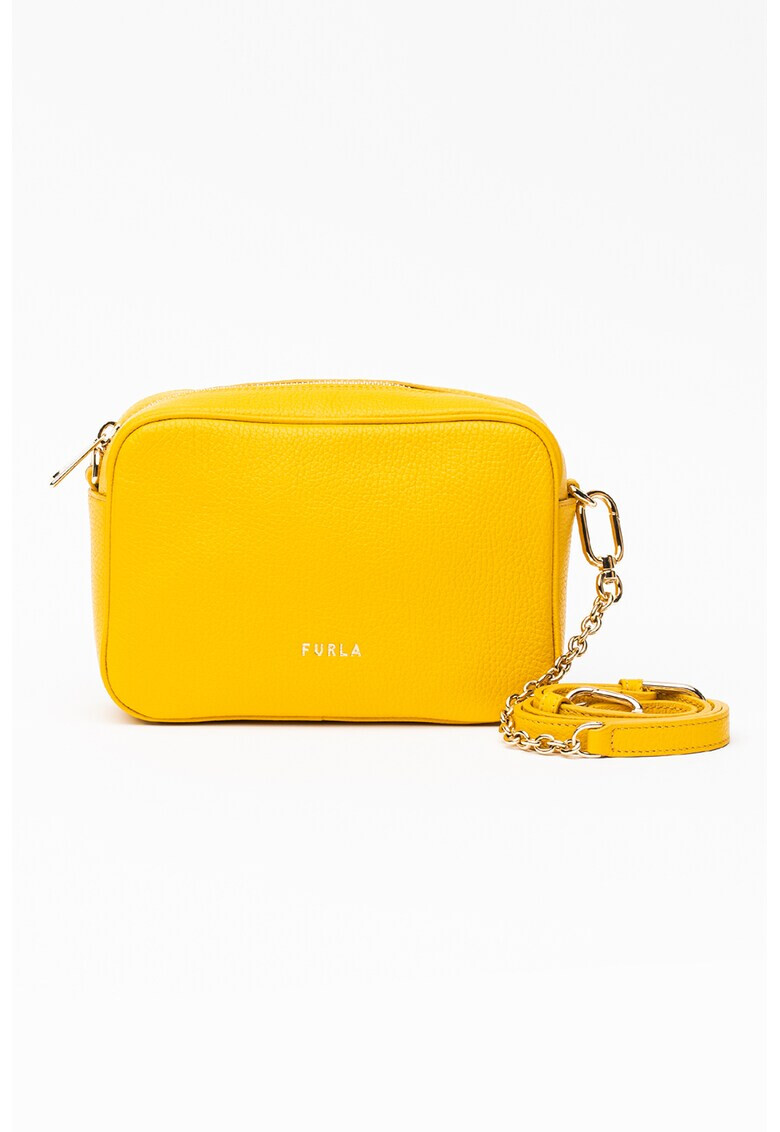 Furla Малка кожена чанта Real - Pepit.bg