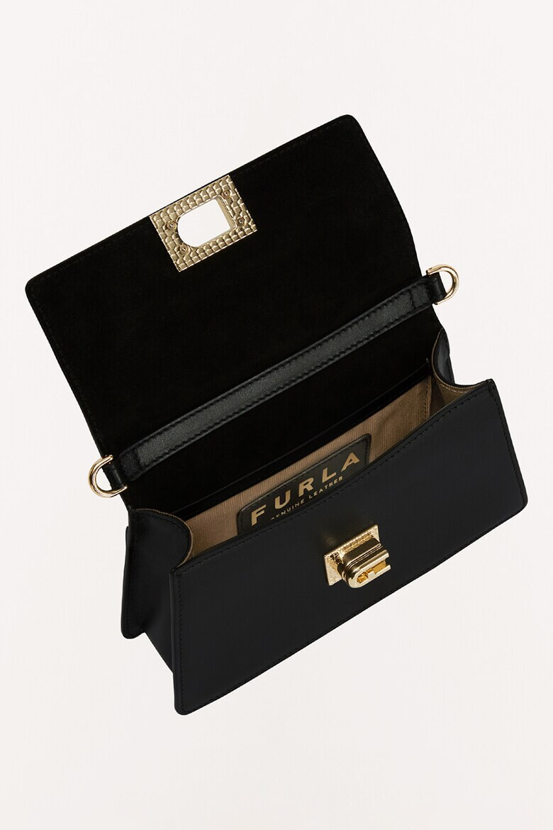 Furla Малка кожена чанта Zoe - Pepit.bg