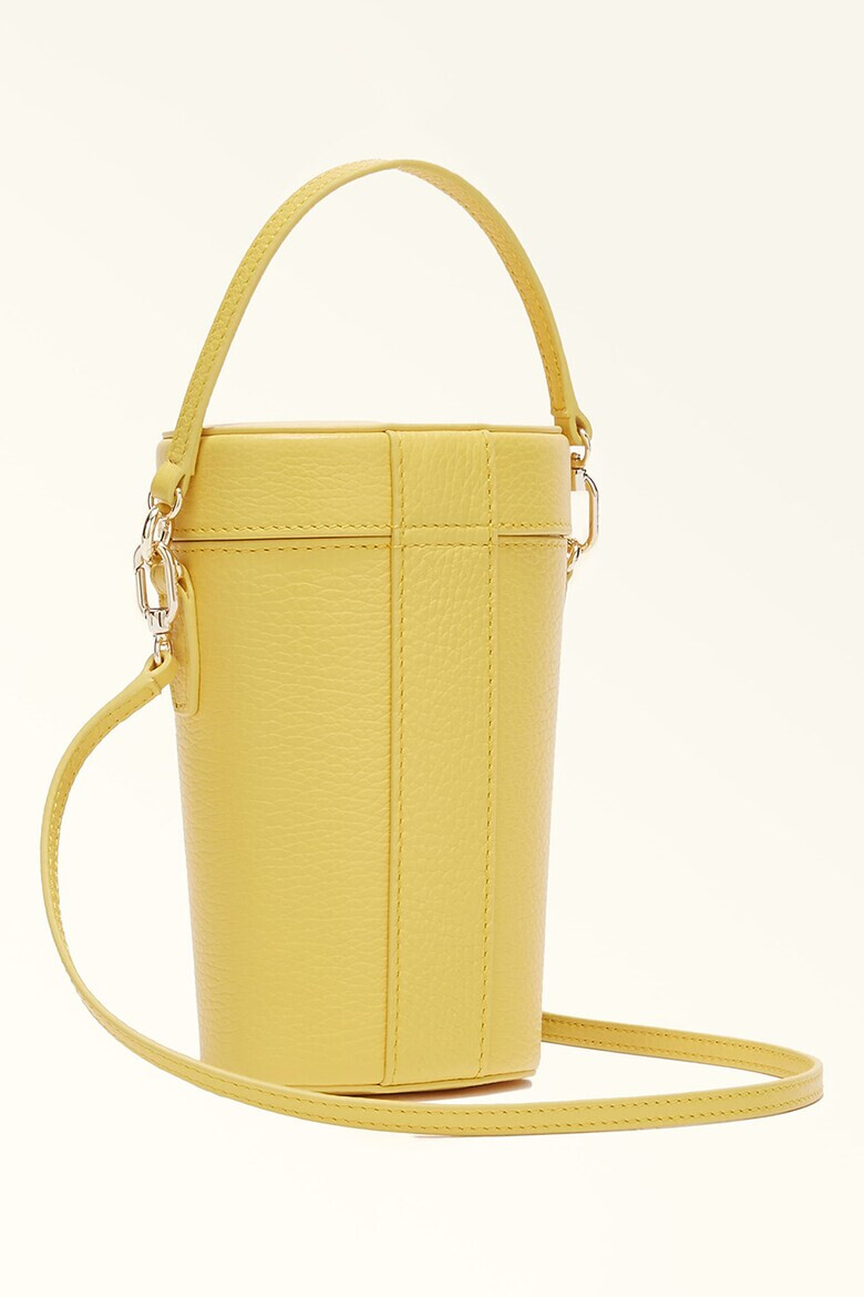 Furla Мини кожена чанта с лого - Pepit.bg