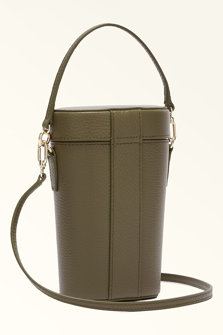 Furla Мини кожена чанта с лого - Pepit.bg