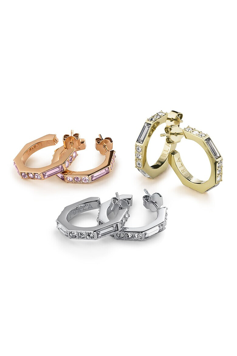 Furla Обеци с кристали - Pepit.bg