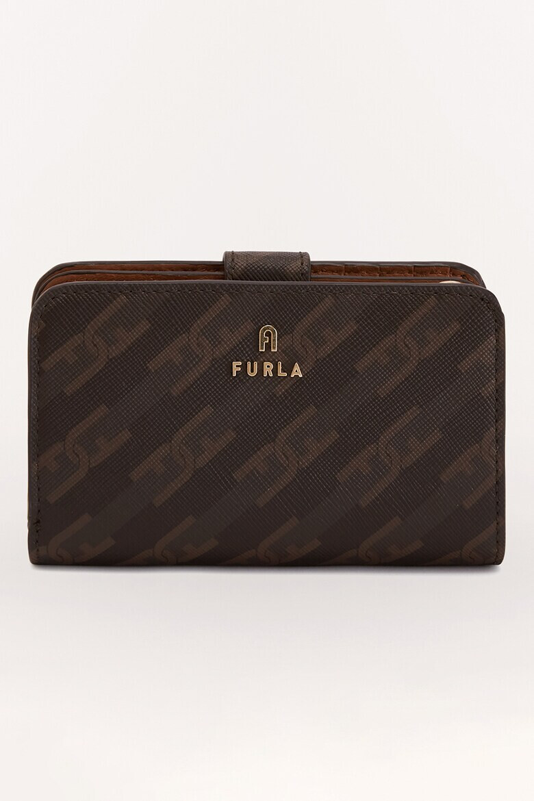 Furla Портмоне Camelia с десен с монограм - Pepit.bg