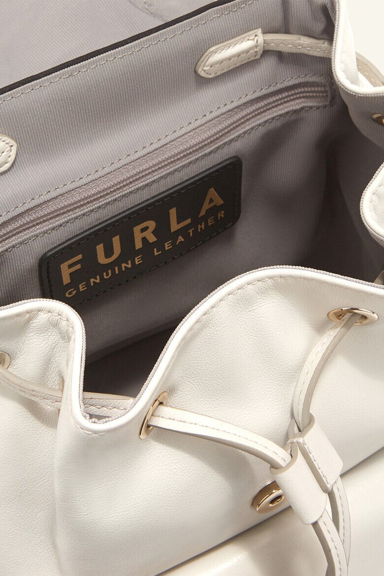 Furla Кожена раница Flow с външен джоб - Pepit.bg