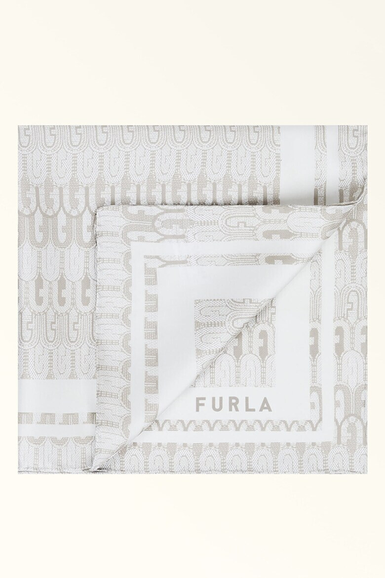 Furla Шал Primula Carre' с монограм - Pepit.bg