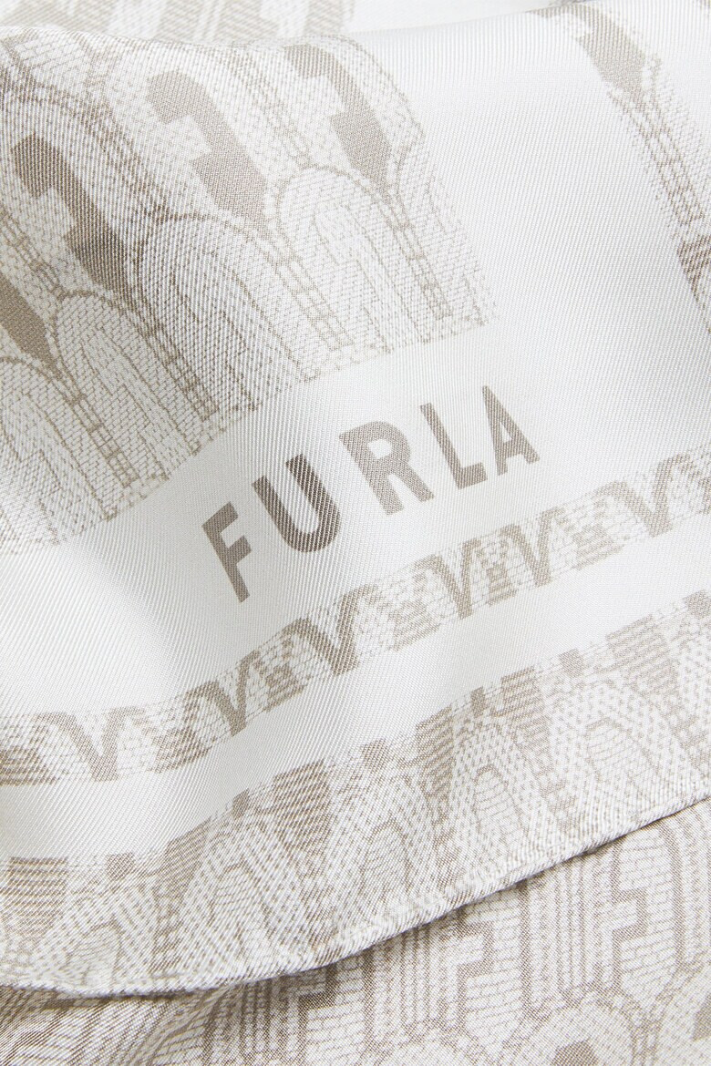 Furla Шал Primula Carre' с монограм - Pepit.bg