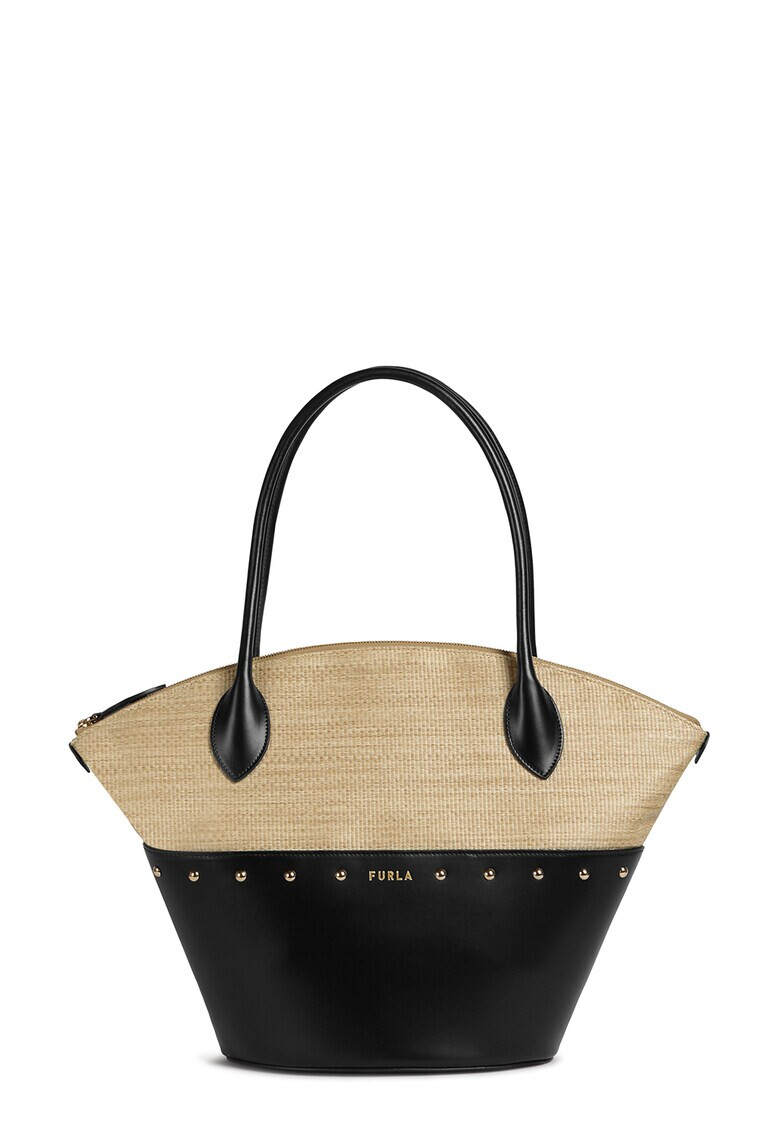 Furla Шопинг чанта Share с рафия - Pepit.bg