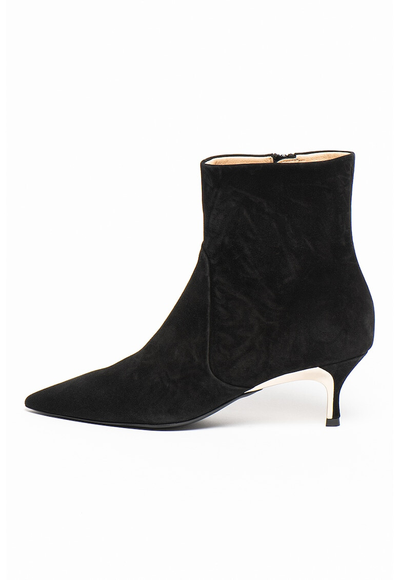Furla Велурени боти Code с котешки ток - Pepit.bg