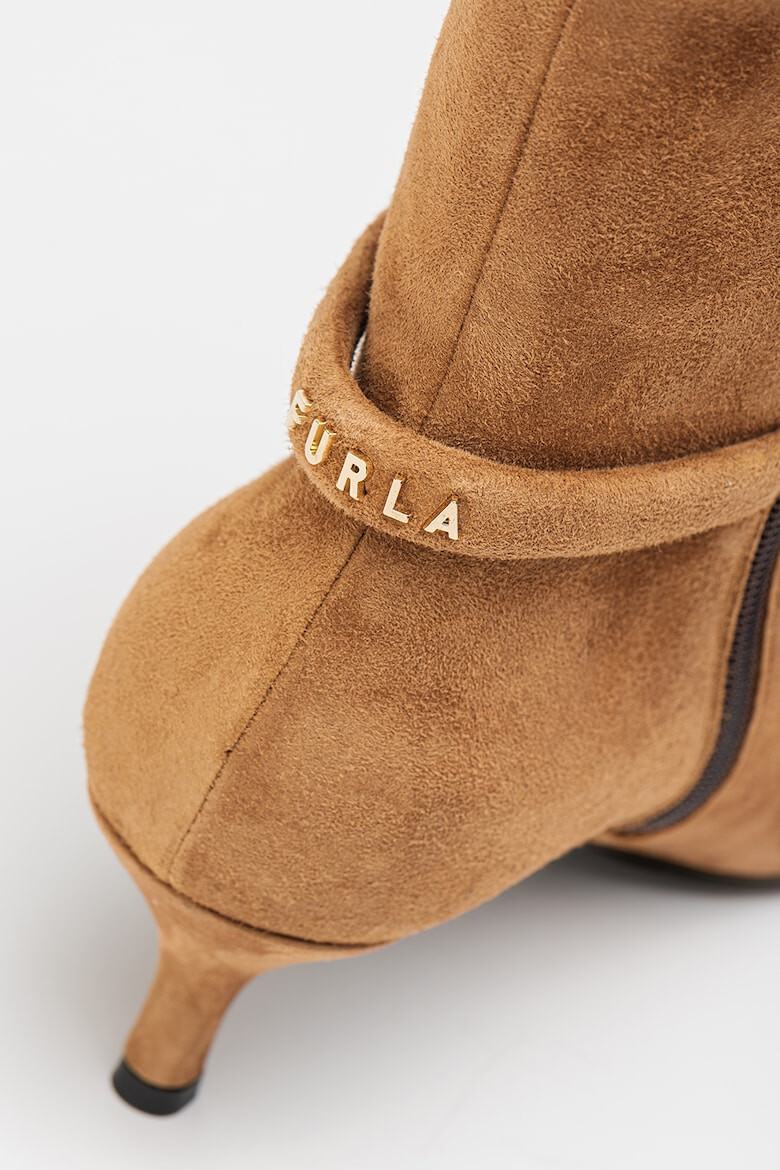 Furla Велурени боти Core - Pepit.bg