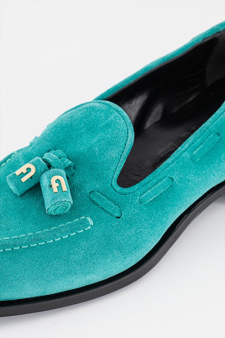 Furla Велурени мокасини Heritage - Pepit.bg