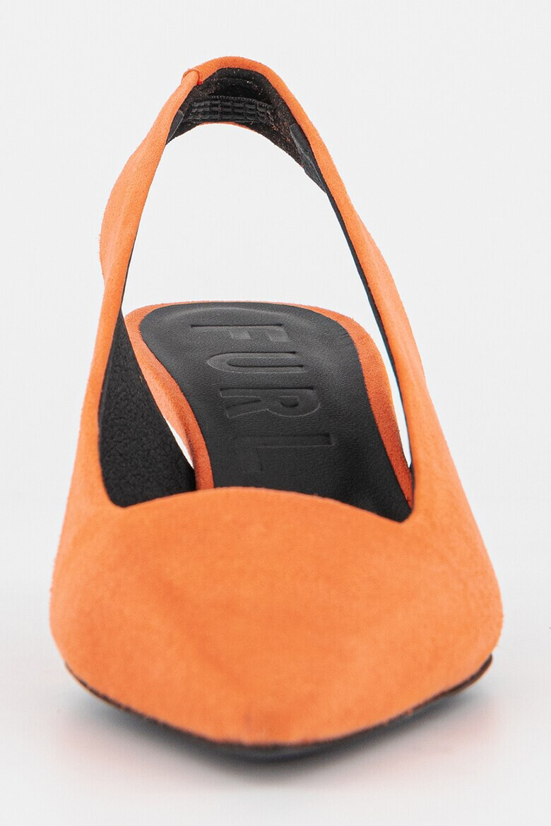 Furla Велурени обувки Code с отворена пета - Pepit.bg