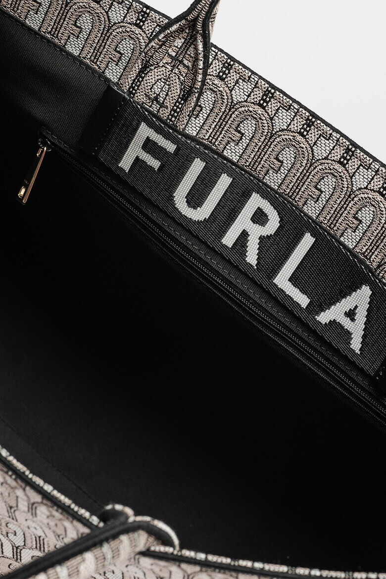 Furla Жакардова шопинг чанта Oprotunity с монограм - Pepit.bg