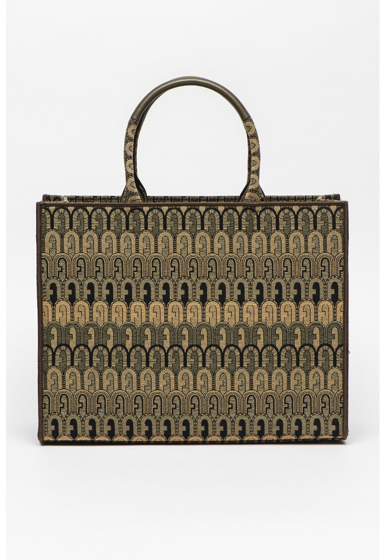 Furla Жакардова шопинг чанта Oprotunity с монограм - Pepit.bg