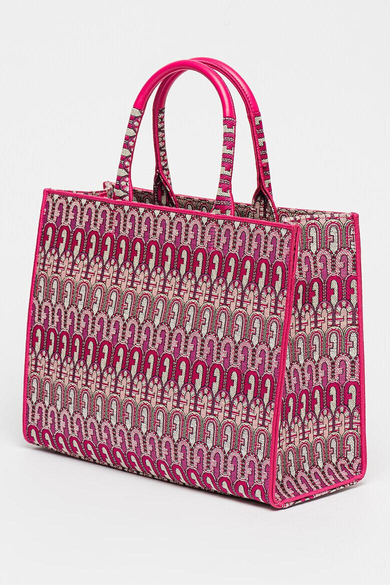Furla Жакардова шопинг чанта Oprotunity с монограм - Pepit.bg