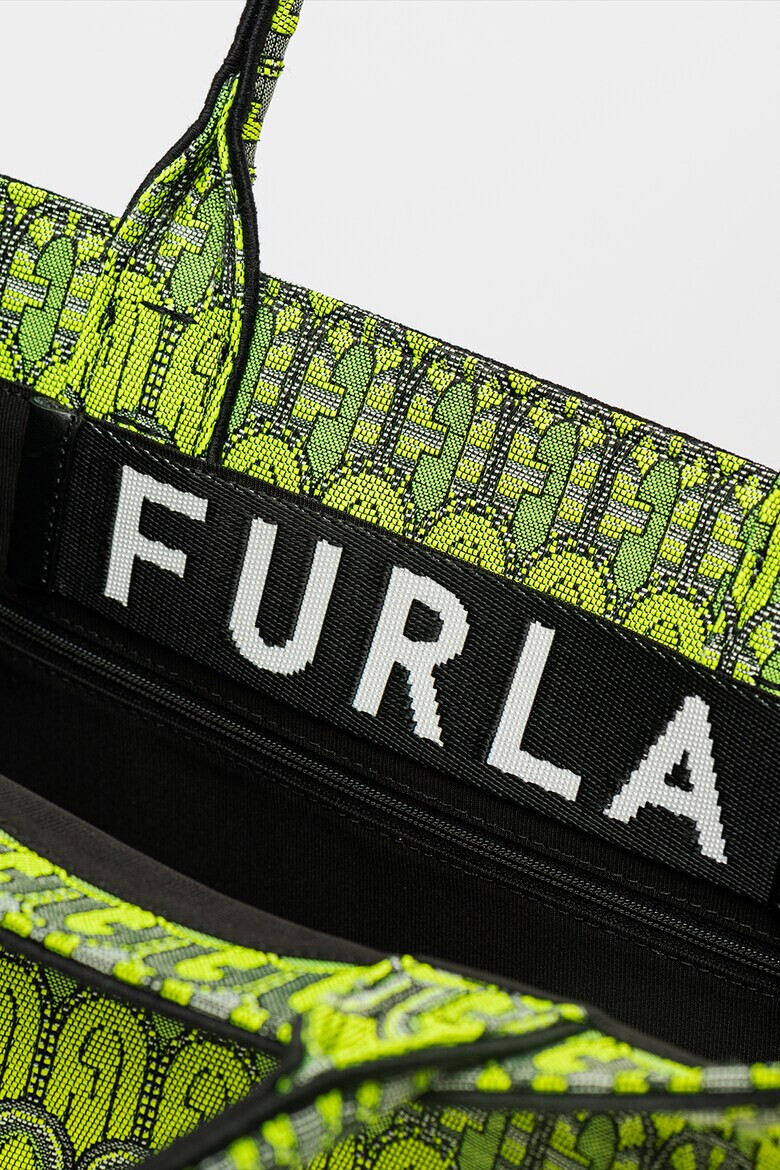 Furla Жакардова шопинг чанта Oprotunity с монограм - Pepit.bg