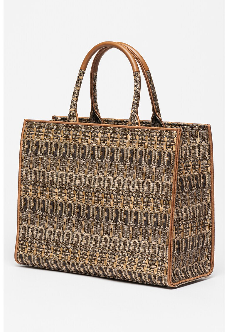 Furla Жакардова шопинг чанта Oprotunity с монограм - Pepit.bg
