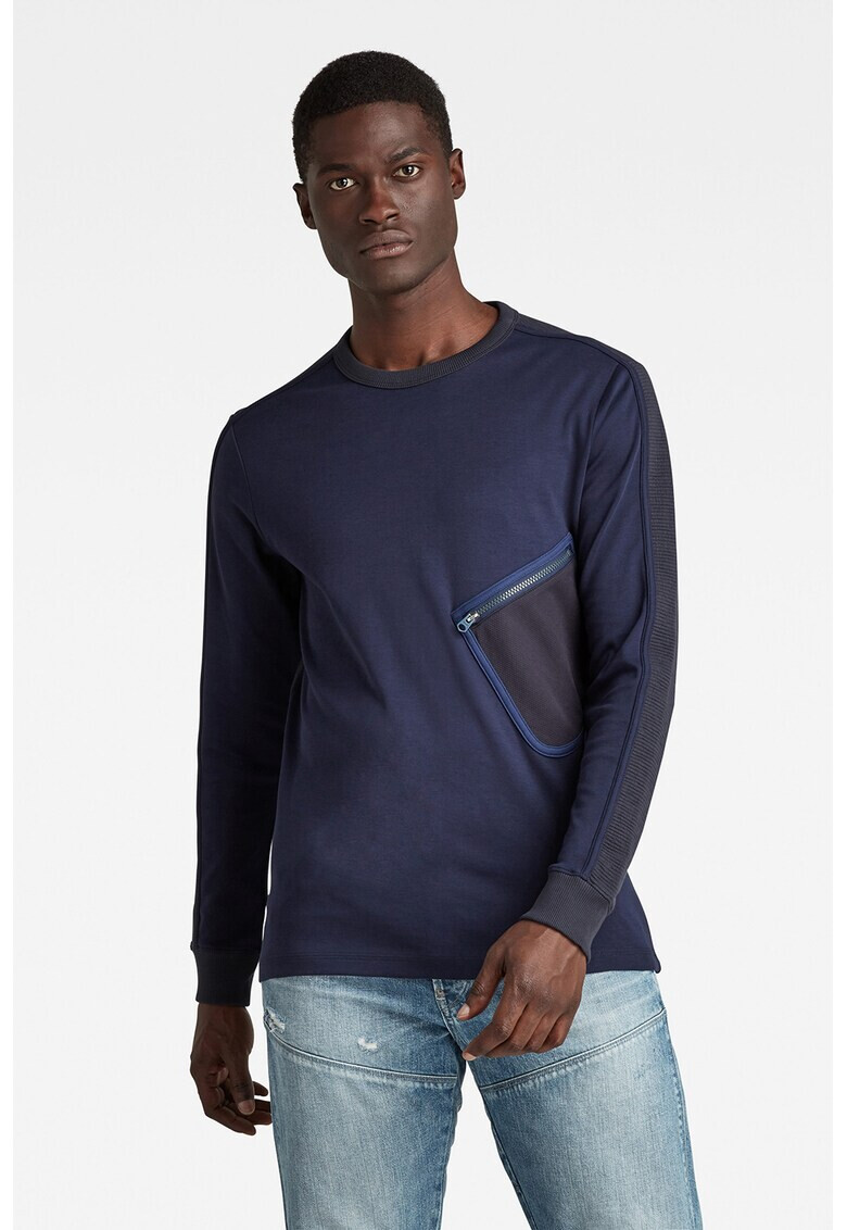 G-Star RAW Блуза с джоб с цип - Pepit.bg