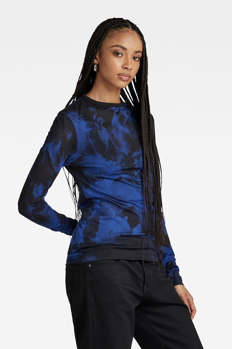 G-Star RAW Блуза с хоризонтален меланж - Pepit.bg
