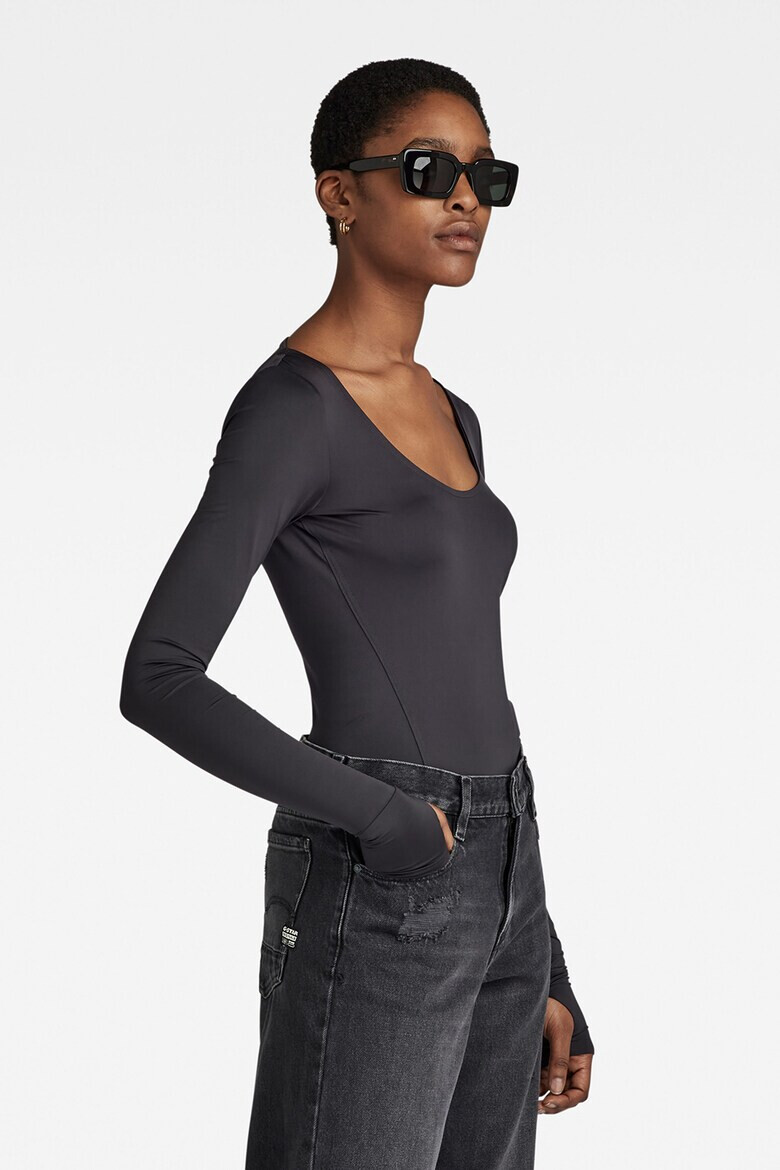 G-Star RAW Боди с дълбоко деколте отзад - Pepit.bg