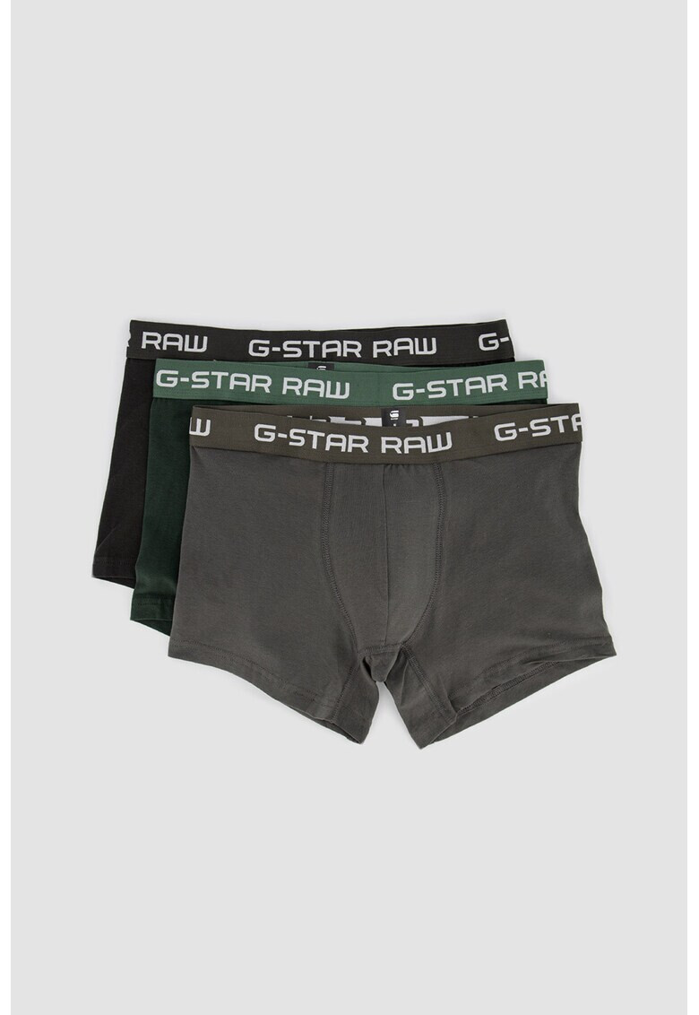 G-Star RAW Боксерки с контрастно лого 3 чифта - Pepit.bg