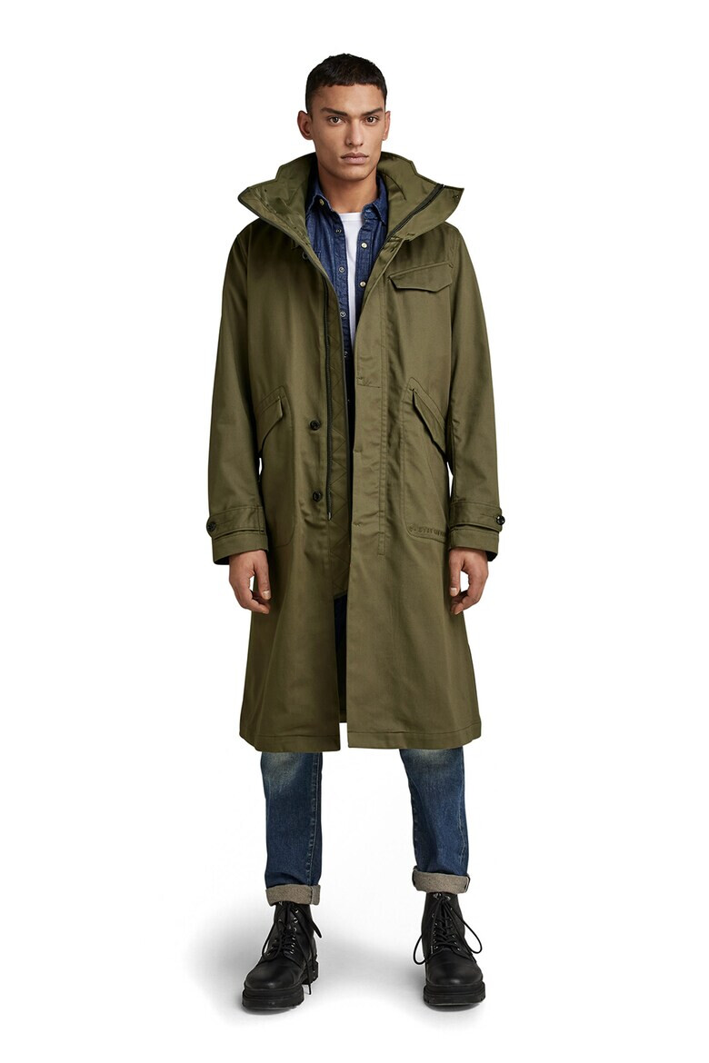 G-Star RAW Дълъг тренч с колан - Pepit.bg