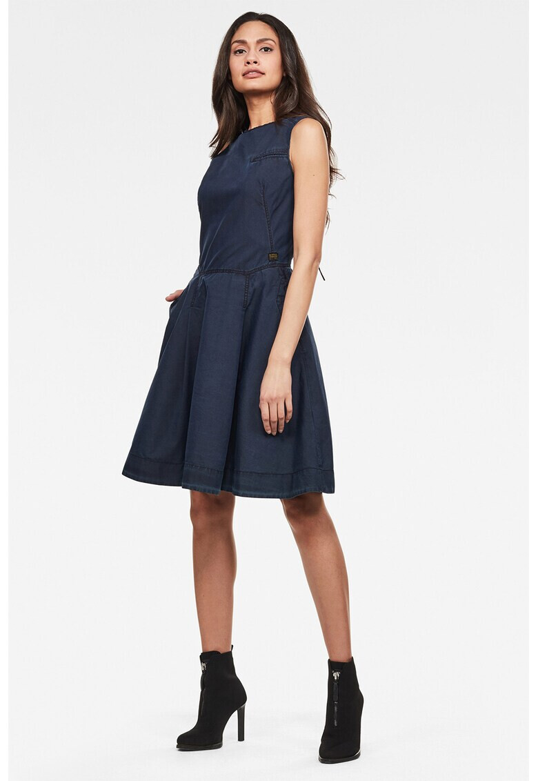 G-Star RAW Дънкоца рокля с джобове - Pepit.bg