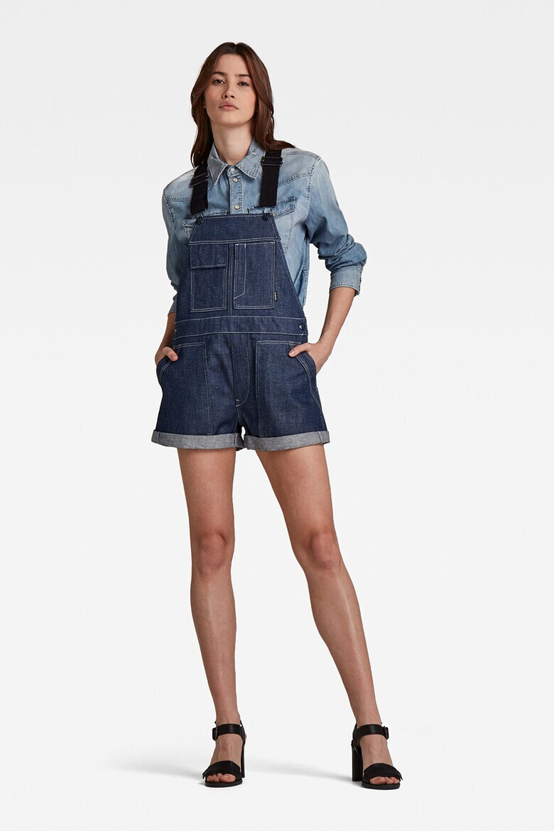 G-Star RAW Дънков къс гащеризон Utility - Pepit.bg
