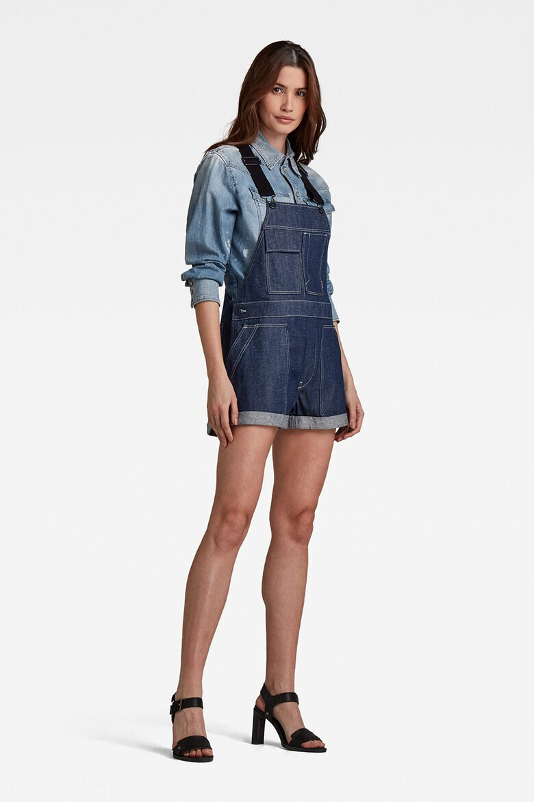 G-Star RAW Дънков къс гащеризон Utility - Pepit.bg