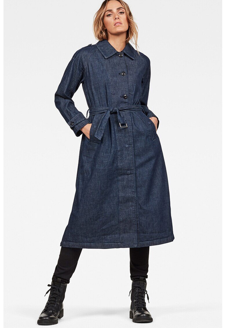 G-Star RAW Дънков тренч Minor - Pepit.bg