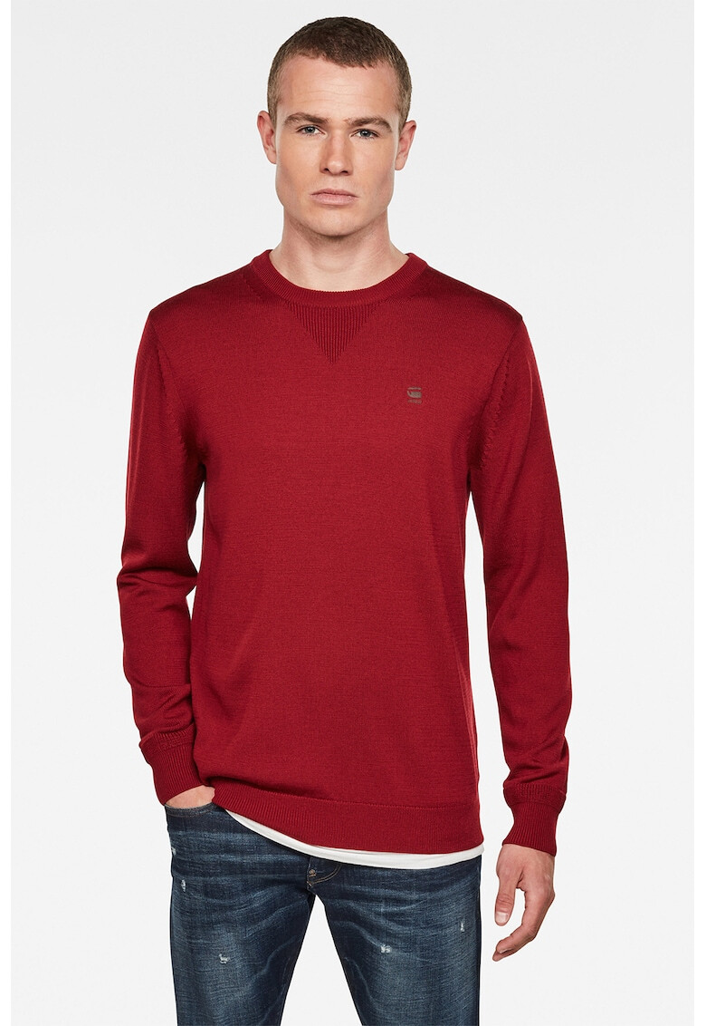 G-Star RAW Фин вълнен пуловер - Pepit.bg