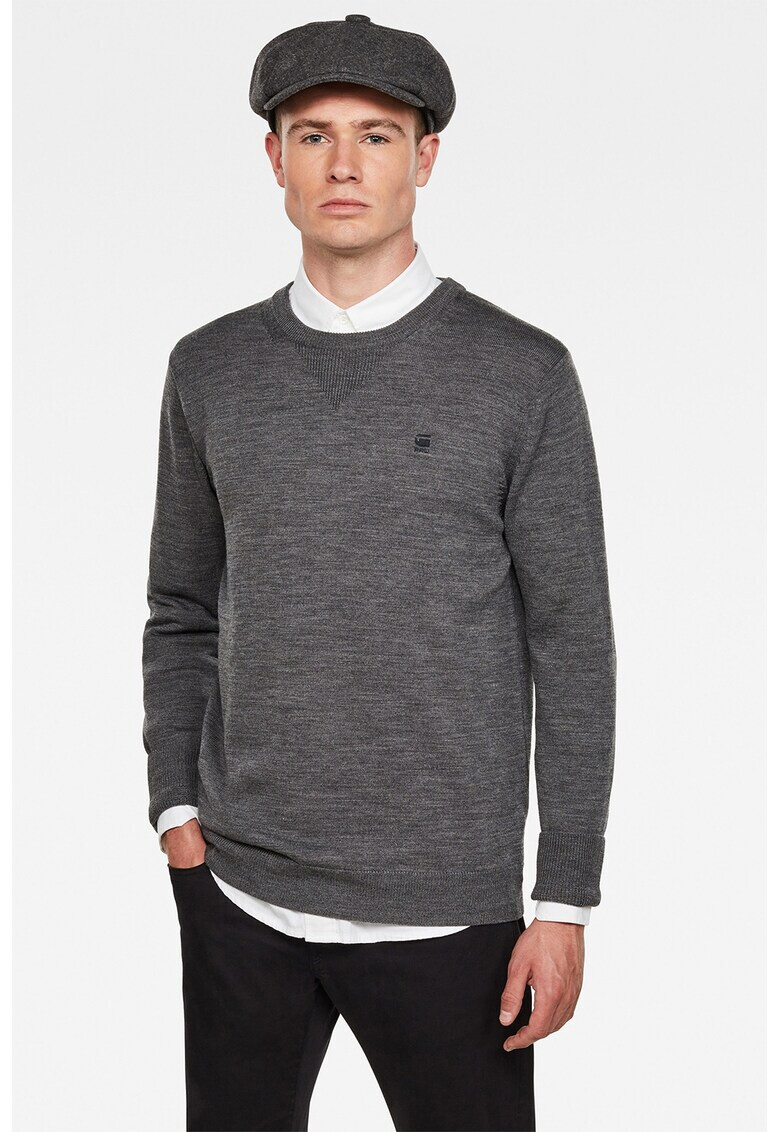 G-Star RAW Фин вълнен пуловер - Pepit.bg