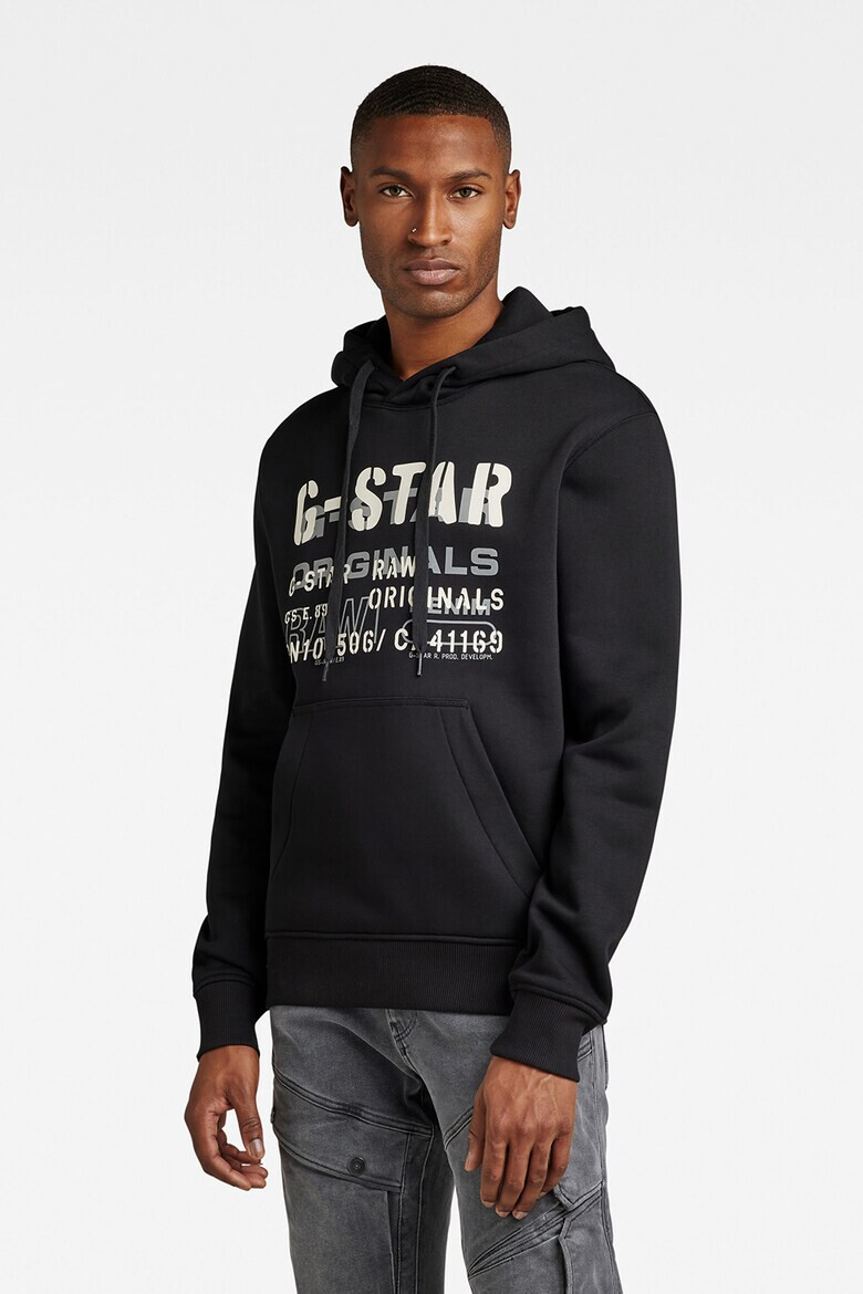 G-Star RAW Худи Multi Layer с джоб кенгуру - Pepit.bg