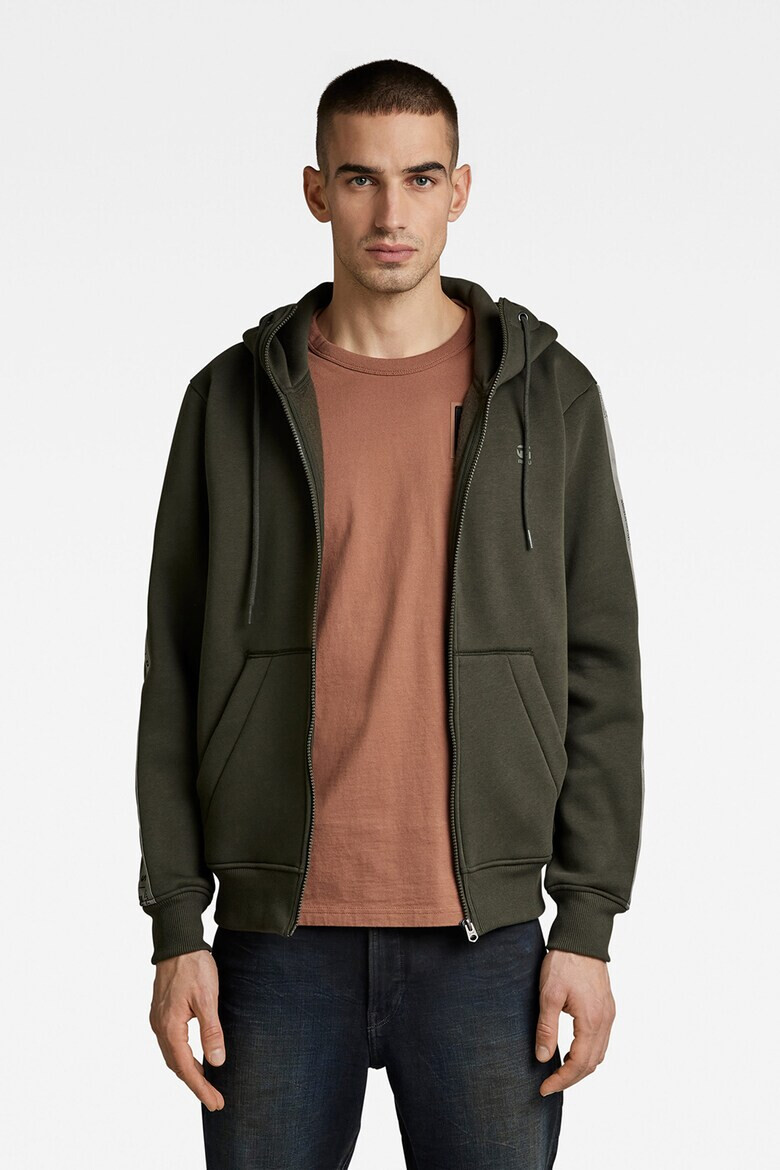 G-Star RAW Худи с цип и лого - Pepit.bg