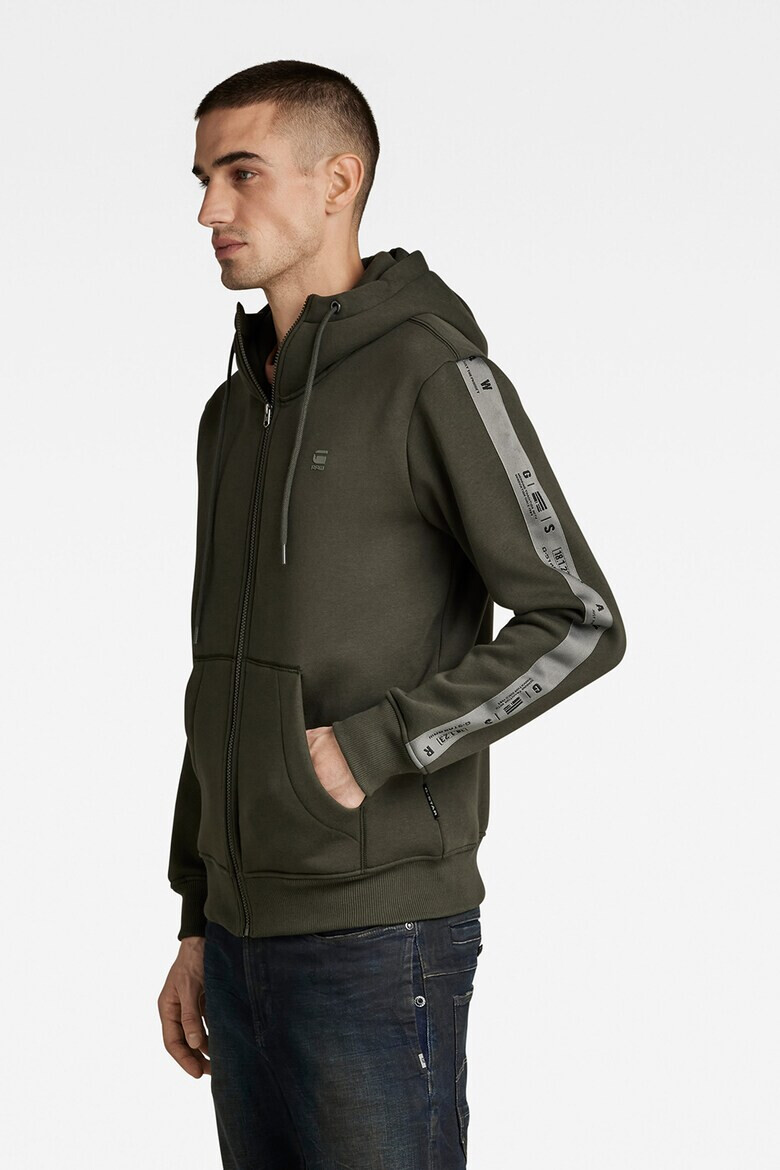 G-Star RAW Худи с цип и лого - Pepit.bg
