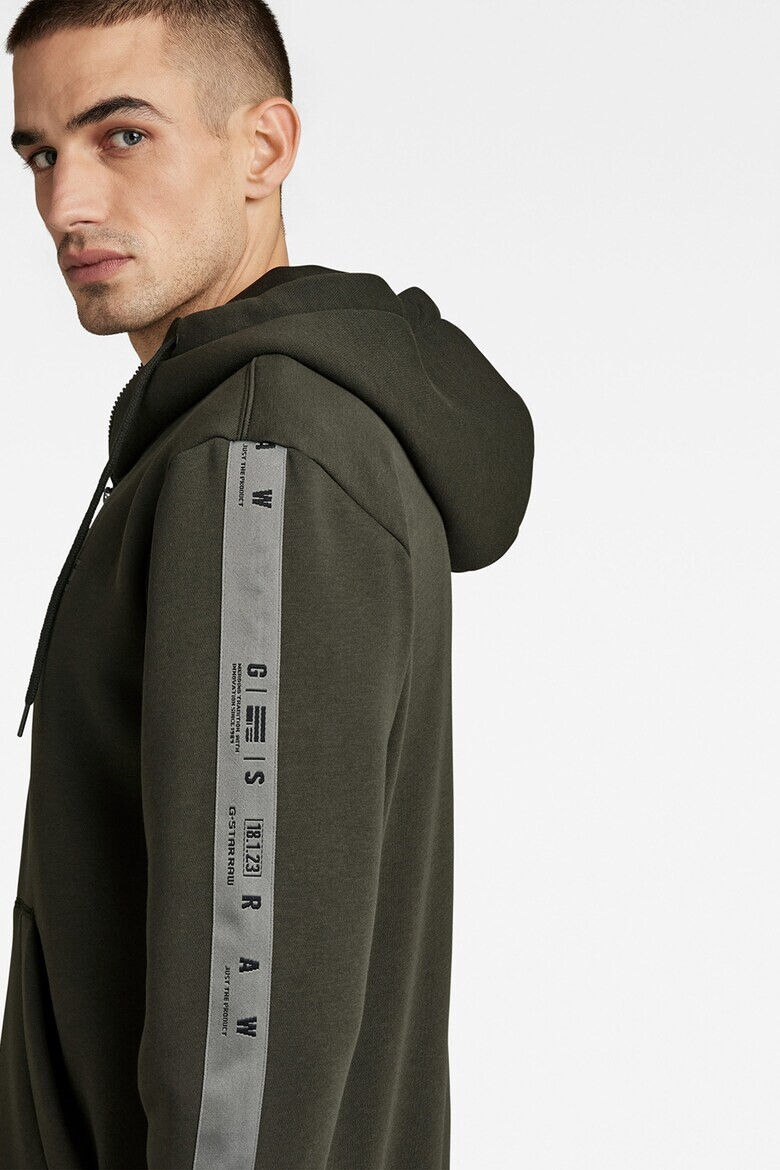 G-Star RAW Худи с цип и лого - Pepit.bg