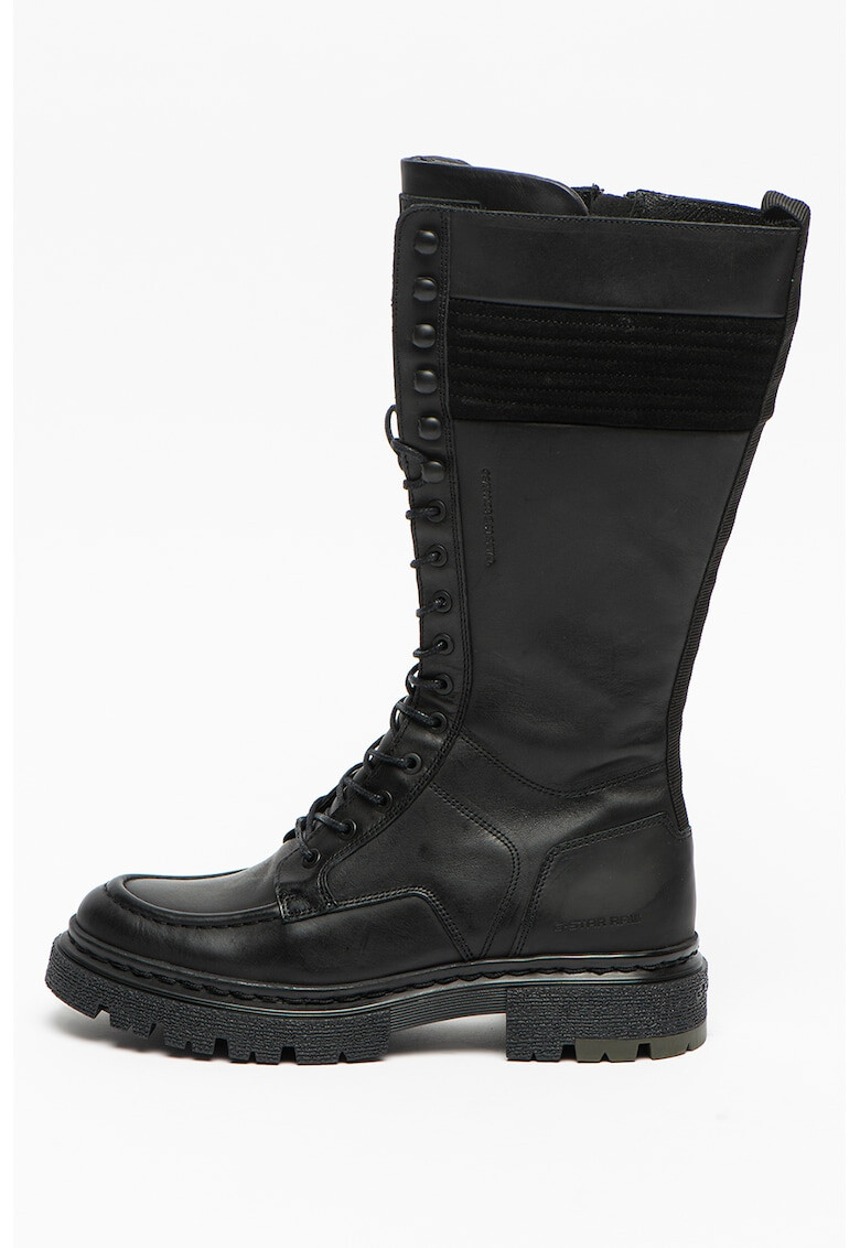 G-Star RAW Кожени ботуши Kafey с рипс - Pepit.bg