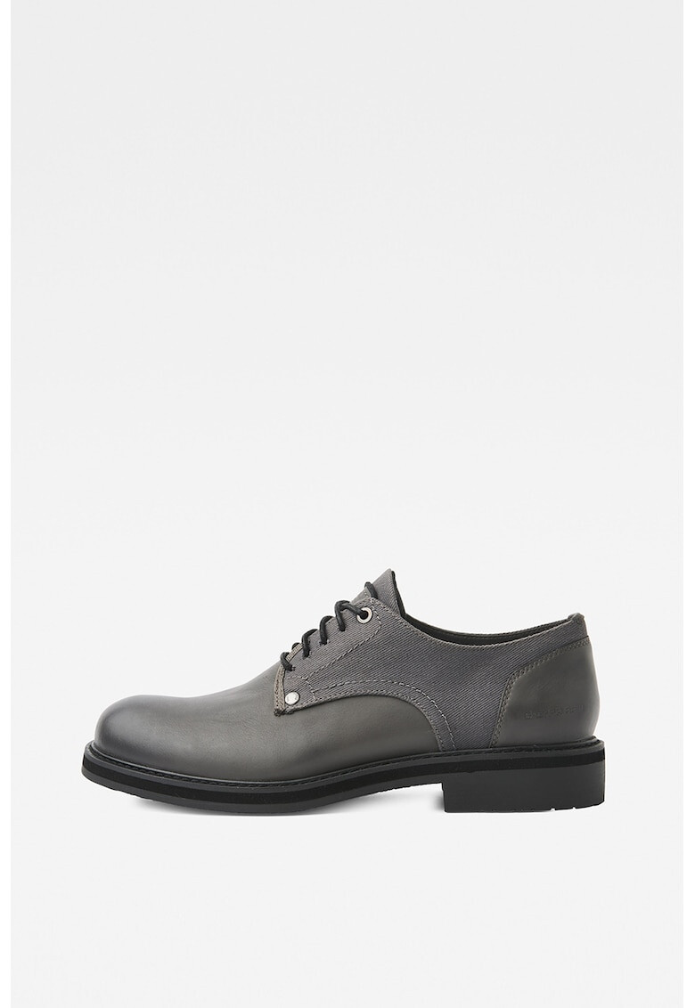 G-Star RAW Кожени обувки Derby с деним - Pepit.bg