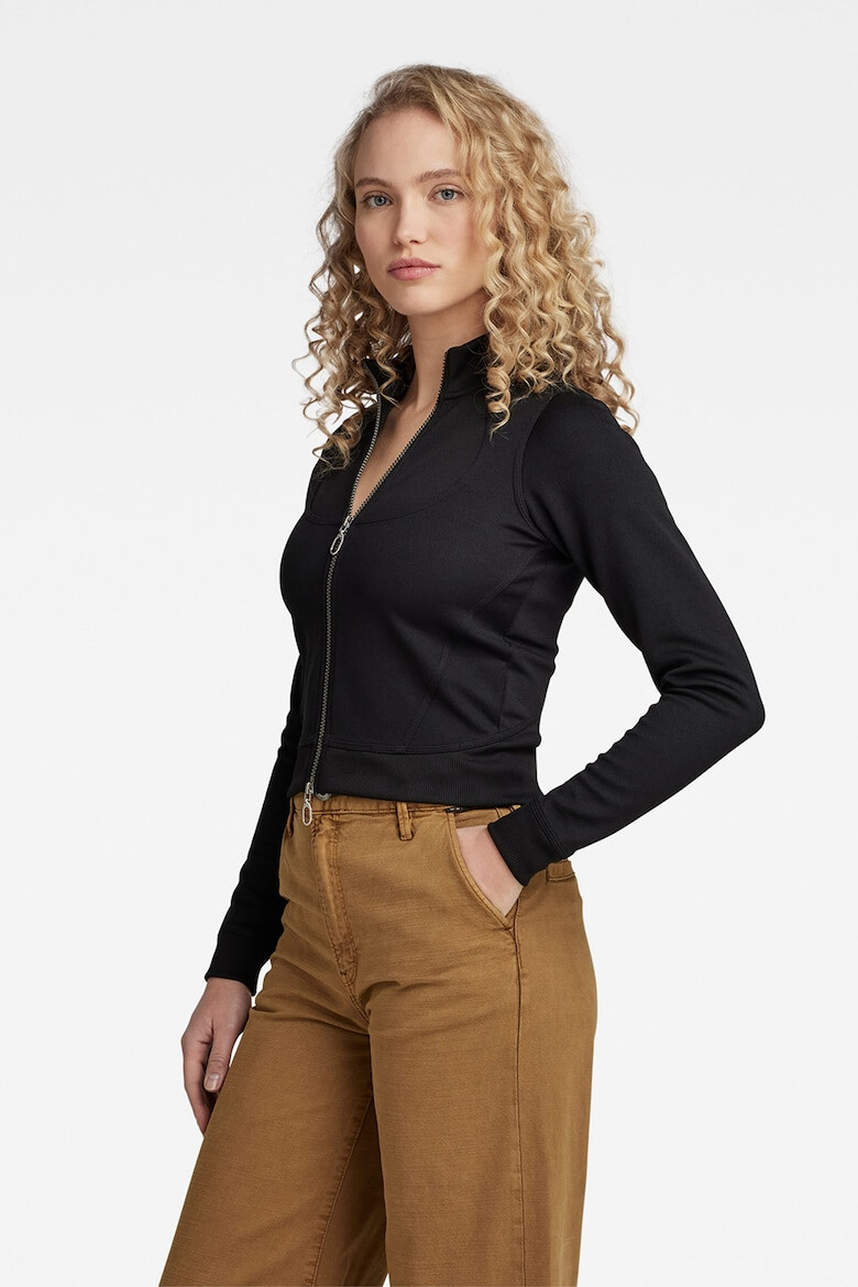 G-Star RAW Къс суитшърт с цип - Pepit.bg