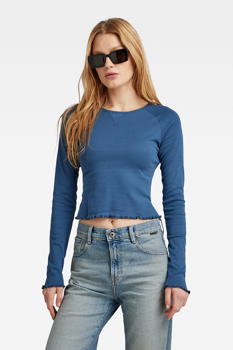 G-Star RAW Къса памучна блуза - Pepit.bg