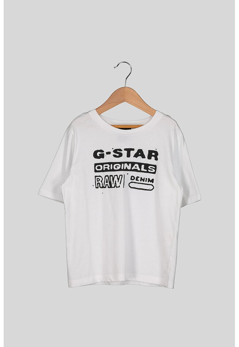 G-Star RAW Памучна тениска с лого - Pepit.bg