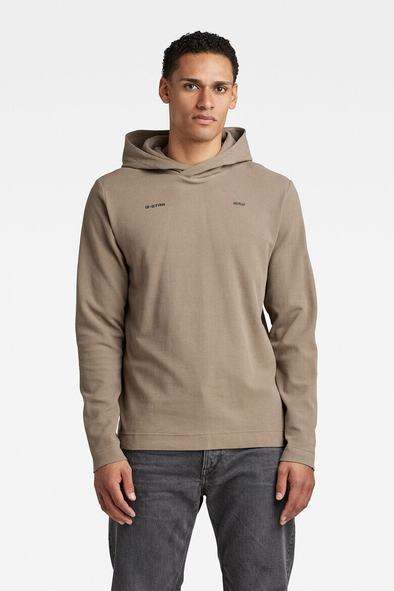 G-Star RAW Памучно худи с лого - Pepit.bg