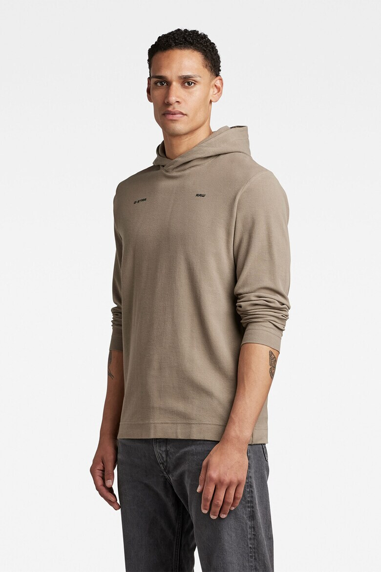 G-Star RAW Памучно худи с лого - Pepit.bg