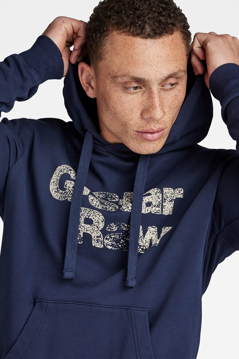 G-Star RAW Памучно худи с лого - Pepit.bg