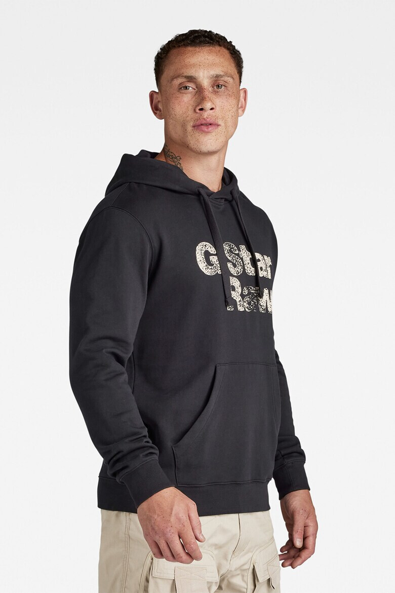 G-Star RAW Памучно худи с лого - Pepit.bg