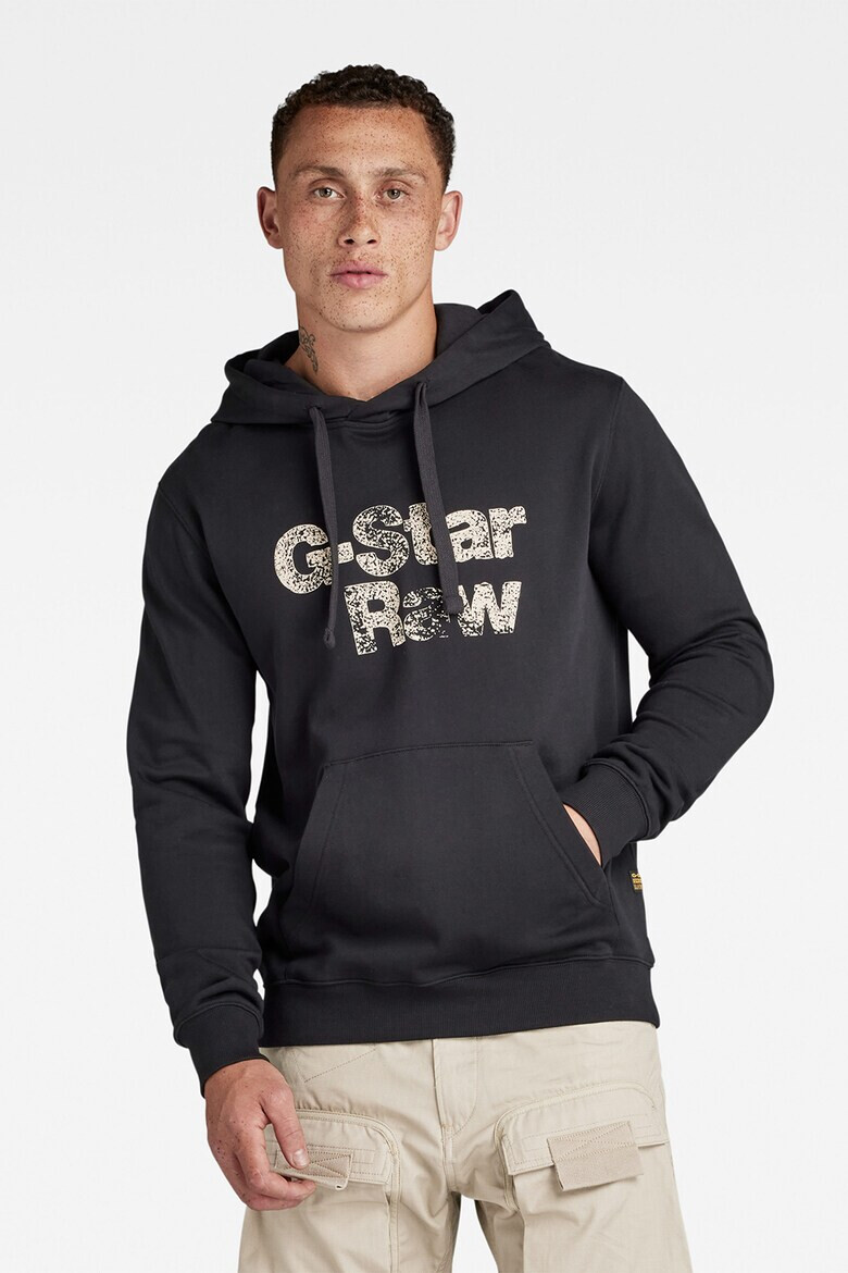 G-Star RAW Памучно худи с лого - Pepit.bg